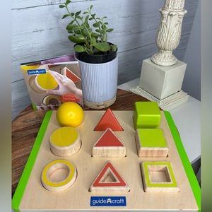 Montessori Guidecraft Spatial Concepts Sorter Wooden Toy